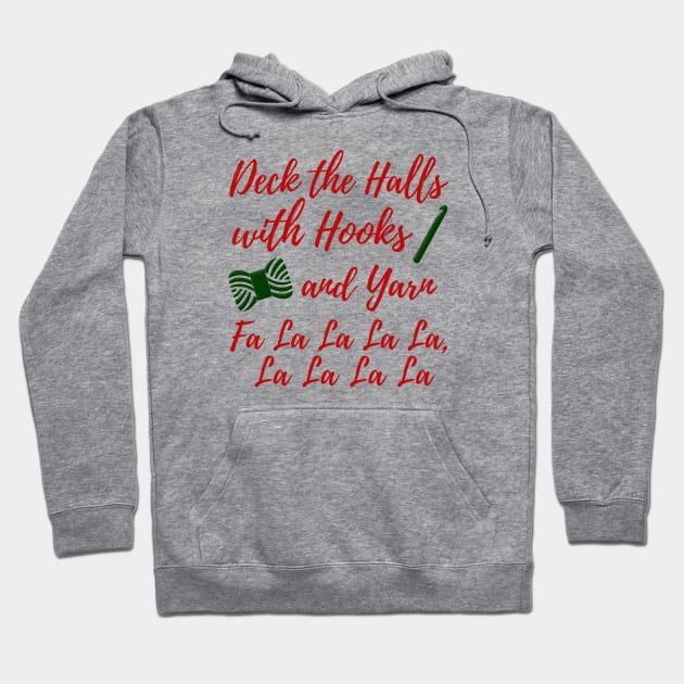 Crochet Deck the Halls Yarn + Hooks Crafts Hoodie by craftlove